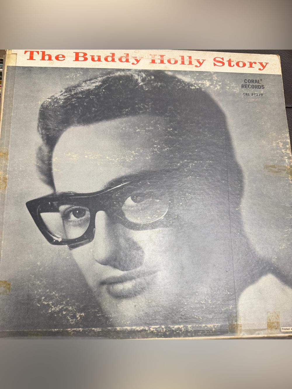 THE BUDDY HOLLY STORY LP vinyl record Coral memorial ROCK AND ROLL Crickets 1959